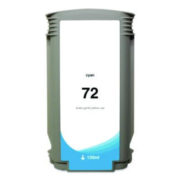 Remanufactured Cyan High-Yield Ink, Replacement For 72 (C9371A), 130 Ml