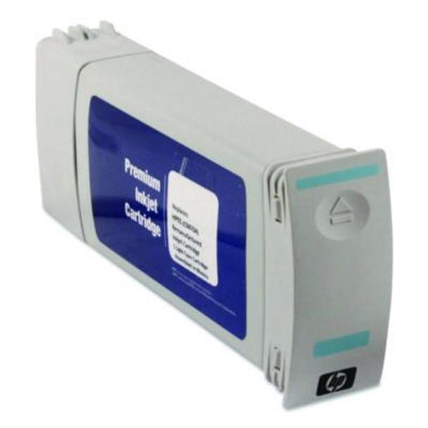 Remanufactured Light Cyan High-Yield Ink, Replacement For 91 (C9467A), 775 Ml