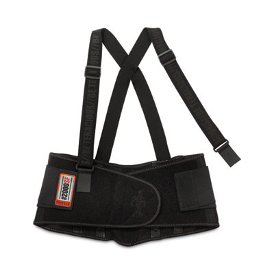 Proflex 2000Sf High-Performance Spandex Back Support Brace, X-Small, 20" To 25" Waist, Black