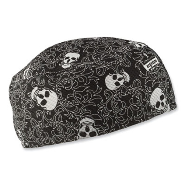 Chill-Its 6630 High-Performance Terry Cloth Skull Cap, Polyester, One Size Fits Most, Skulls