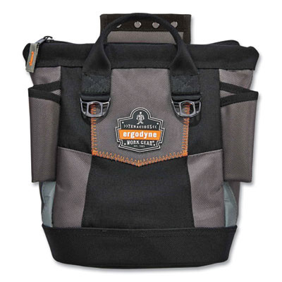 Arsenal 5517 Premium Topped Tool Pouch With Zipper, 6 x 10 x 11.5, Polyester, Black