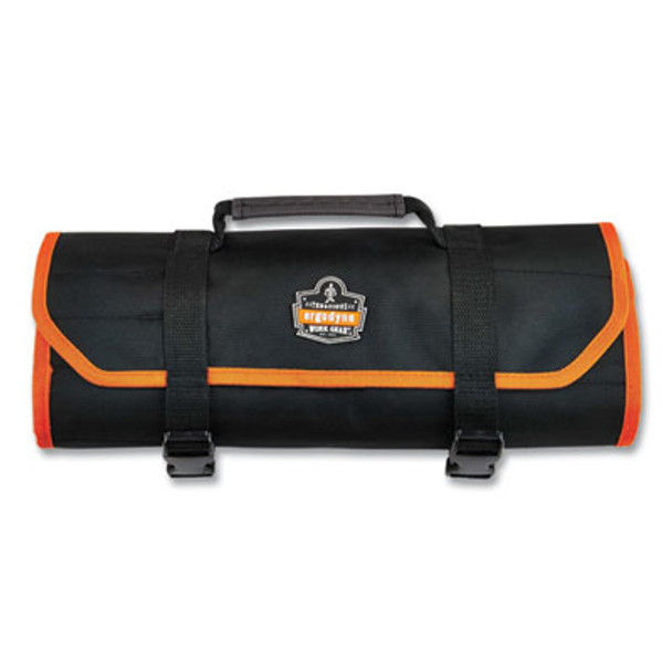 Arsenal 5871 Polyester Tool Roll Up, 21 Compartments, 27 x 14, Polyester, Black