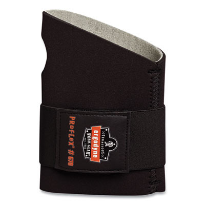 Proflex 670 Ambidextrous Single Strap Wrist Support, Medium, Fits Left/Right Hand, Black