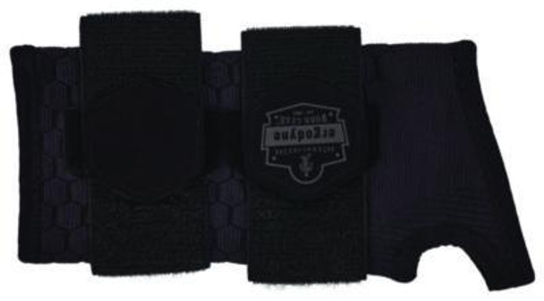 Proflex 685 Wrist Support Sleeve With Double Strap, Medium, Fits Left Hand/Right Hand, Black