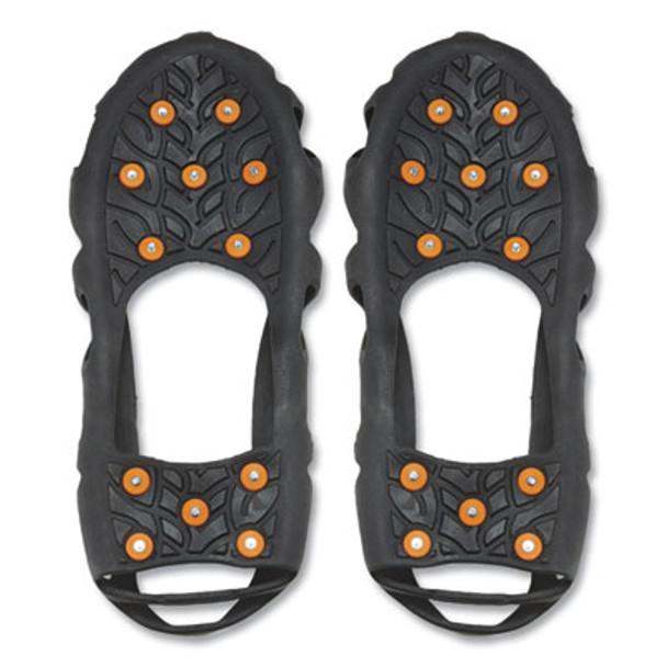 Trex 6304 One-Piece Step-In Full Coverage Ice Cleats, Large, Black, Pair