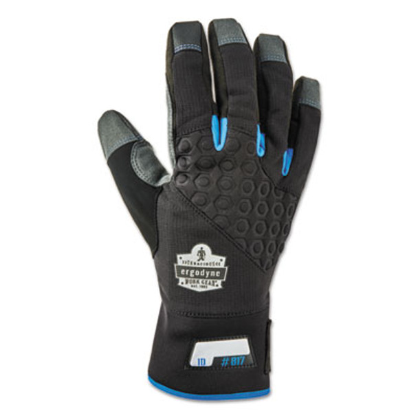 Proflex 817 Reinforced Thermal Utility Gloves, En388: 3423X, X-Large, Black, Pair