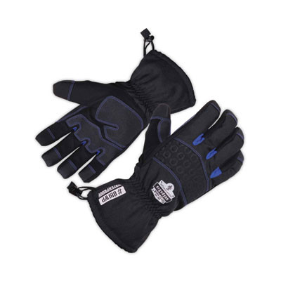 Proflex 819Wp Extreme Thermal Wp Gloves, En388: 4222B, 9" Long, Large, Black, Pair