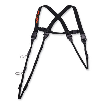 Squids 3132 Barcode Scanner Lanyard Harness, X-Large: 23" Arm Strap, 46" Lanyard Strap, Black