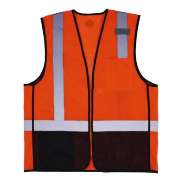 Glowear 8210Z Hi-Vis Class 2 Mesh Vest, 4X-Large To 5X-Large, Orange