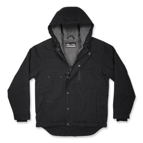 N-Ferno 6468 Duck Canvas Work Jacket, Large, Black