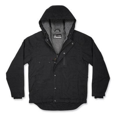 N-Ferno 6468 Duck Canvas Work Jacket, 2X-Large, Black