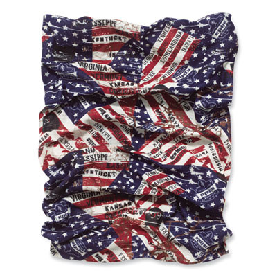 Chill-Its 6485 Multi-Band, Polyester, One Size Fits Most, Stars And Stripes