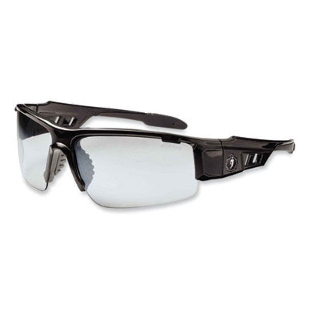 Skullerz Dagr Safety Glasses, Black Nylon Impact Frame, Antifog Indoor/Outdoor Polycarbonate Lens