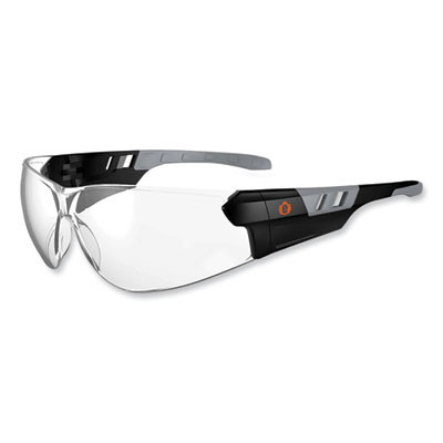 Skullerz Saga Frameless Safety Glasses, Fog-Off Technology, Frameless, Clear Single Lens