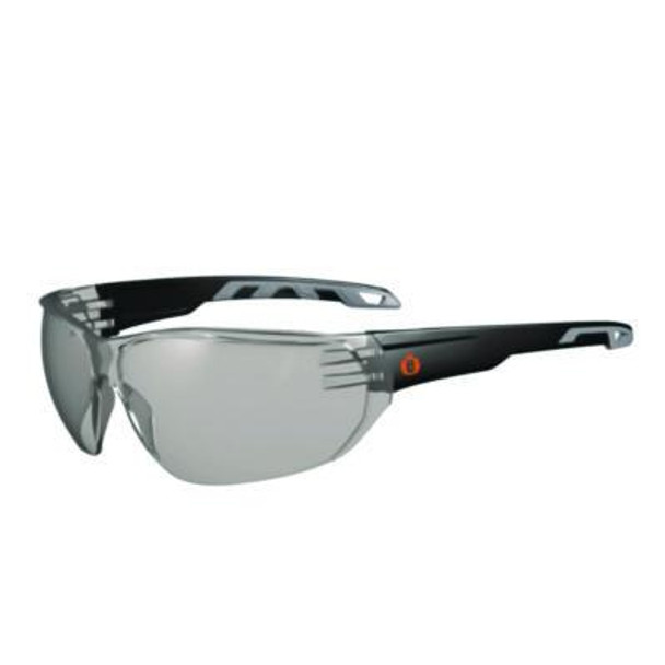 Skullerz Vali Anti-Scratch/Anti-Fog Safety Glasses, Matte Black Frameless, Indoor/Outdoor Polycarbonate Lens