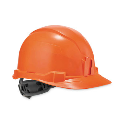 Skullerz 8970 Class E Hard Hat Cap Style, 4-Point Standard Ratchet Suspension, One Size Fits Most (6.5 To 8), Orange