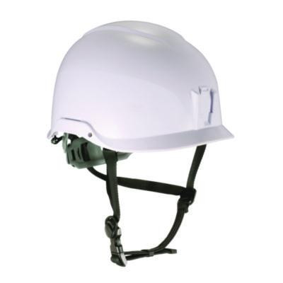 Skullerz 8976 Class E Safety Helmet, Brimless, 6-Point Standard Ratchet Suspension, One Size Fits Most (6.5 To 8), Lime