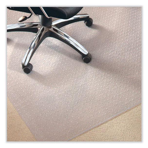 Everlife Chair Mat For Medium Pile Carpeted Floors, Square, 60" x 60", Clear