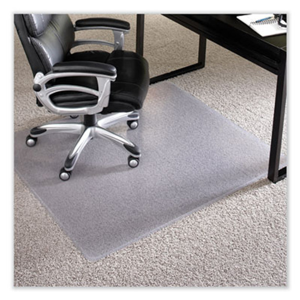 Everlife Chair Mat For Extra-High/Plush Pile Carpeted Floors, Rectangular, 36" x 48", Clear