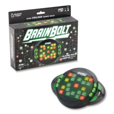 Brainbolt Memory And Problem Solving Game, 1 To 2 Players, Ages 7 And Up