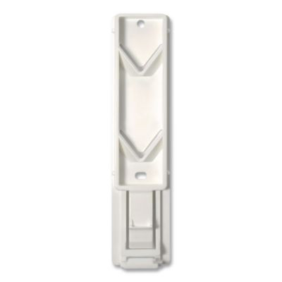 Single Ecolux Air Dispenser Bracket, For Ecolux Air Pump Dispenser Bottles, 1.19 x 0.44 x 5.69, White, 24/Carton