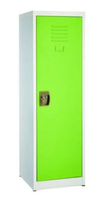 Steel Storage Locker, 1 Compartment, 15 x 15 x 48, Green