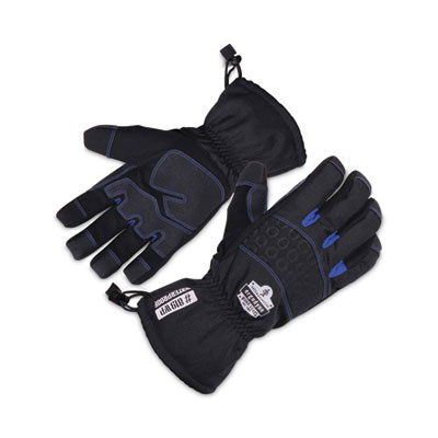 Proflex 819Wp Extreme Thermal Wp Gloves, En388: 4222B, 9" Long, X-Large, Black, Pair