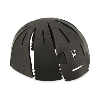 Skullerz 8944 Soft Universal Bump Cap Insert, 0.16" Thick, Black, 2/Pack