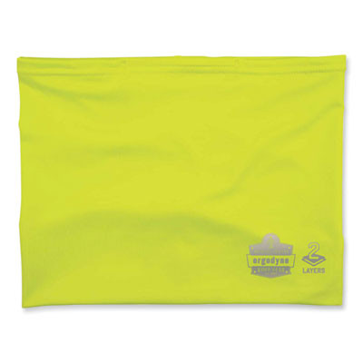 Chill-Its 6489 2-Layer Cooling Performance Knit Multi-Band, Polyester/Spandex, Small/Medium, Hi-Vis Lime
