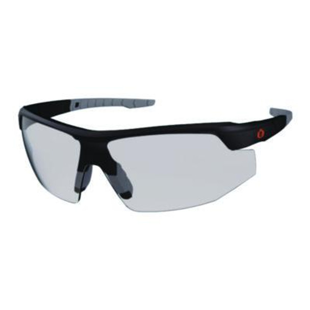 Skullerz Skoll Anti-Scratch/Anti-Fog Safety Glasses, Matte Black Nylon Impact Frame, Indoor/Outdoor Polycarbonate Lens