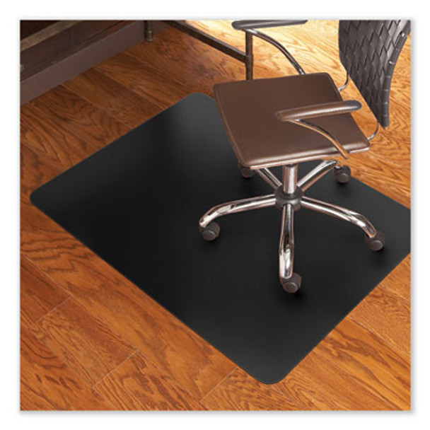 Trendsetter Chair Mat For Hard Floors, Rectangular, 36" x 48", Black