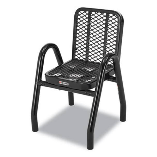 Outdoor Dining Set, Square, 36 x 36 x 36, Black Top, Black Base/Legs