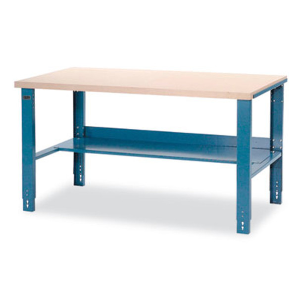 Industrial Workbench Bench-In-a-Box, 3,000 Lbs, 60 x 30 x 29.75 To 36.75, Blue
