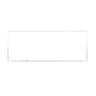 M1 Porcelain Magnetic Whiteboard, 87.91" x 48.5", White Surface, Satin Aluminum Frame