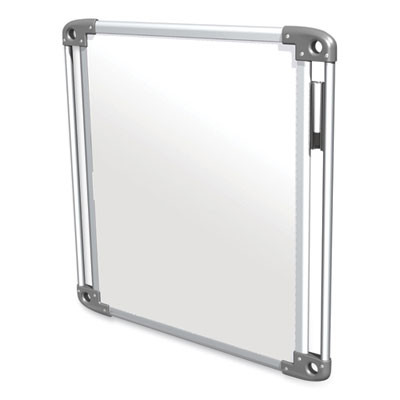 Nexus Double-Sided Portable Whiteboard Tablet, 27.88" x 27.88", White Surface, Satin Aluminum Frame