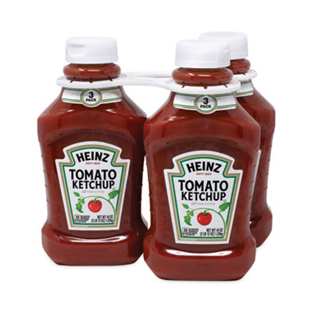 Tomato Ketchup Squeeze Bottle, 44 Oz Bottle, 3/Pack
