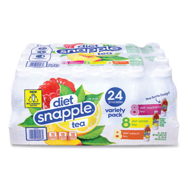 Ice Tea Variety Pack, Assorted Flavors, 20 Oz Bottle, 24/Carton