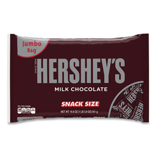 Snack Size Bars, Milk Chocolate, 19.8 Oz Bag