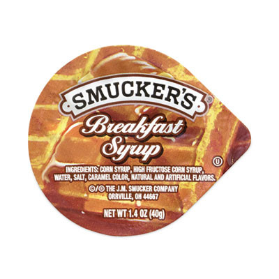 Breakfast Syrup Single Serve Packs, 1.4 Oz Mini-Tub, 100/Carton
