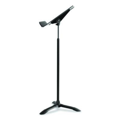 Melody Music Stand, 20.5" Wide, 24" To 46" Shelf Height, Black