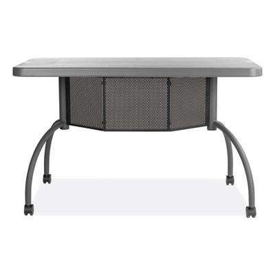 Teacher's Workpod Desk, 48" x 24" x 30", Charcoal Slate