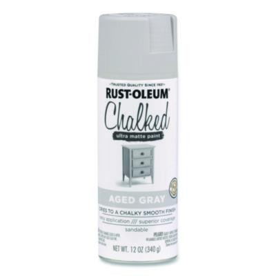 Ultra Matte Chalked Paint, Matte Aged Gray, 12 Oz Aerosol Can