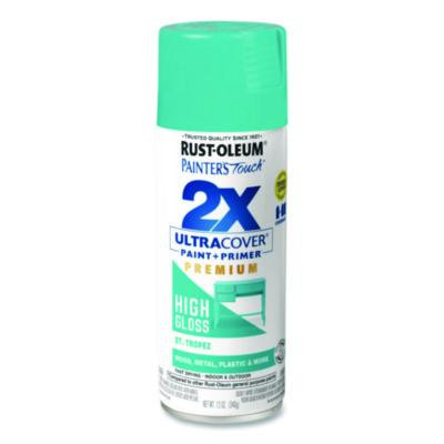 Painter's Touch 2X Ultra Cover Spray Paint, High Gloss St. Tropez, 12 Oz Aerosol Can