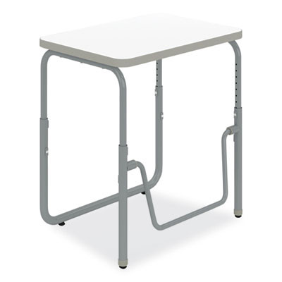 Alphabetter 2.0 Height-Adjust Student Desk With Pendulum Bar, 27.75 x 19.75 x 22 To 30, Dry Erase