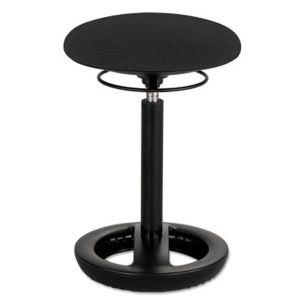 Twixt Desk Height Ergonomic Stool, Supports Up To 250 Lb, 22.5" Seat Height, Black