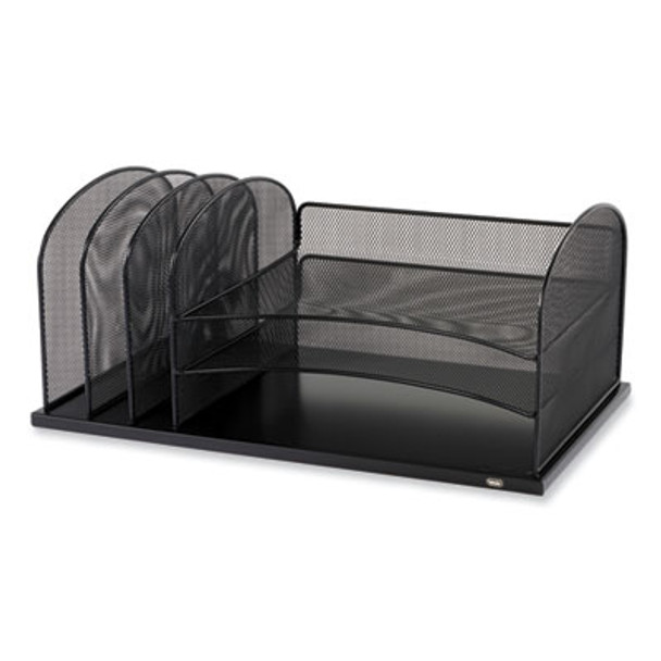 Powered Onyx Three Horizontal And Three Upright Sections, Letter Size Files, 19.5 x 11.5 x 8.25