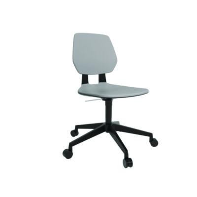 Commute Task Chair, Supports Up To 275 Lbs, 18.25" To 22.25" Seat Height, Gray Seat, Gray Back, Black Base