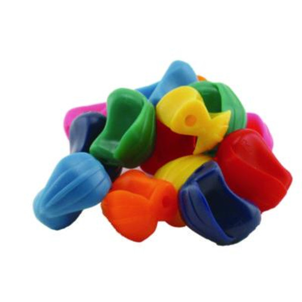 Crossover Grip, 1" Long, Assorted Colors, 100/Carton