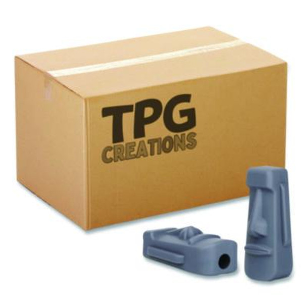 Giant Face Pencil Topper, Ages 5 And Up, Gray, 36/Carton