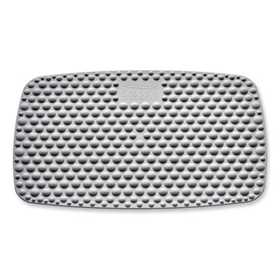 St590 Steppie Soft Top Standing Desk Mat, Rectangular, Light Gray Textured Bubble Surface, 22.15" x 14.25"